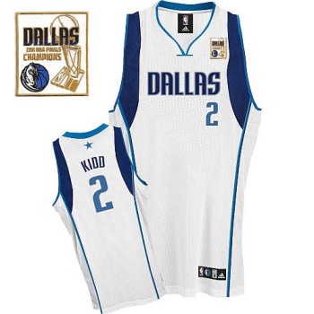 Mavericks 2011 Champion Patch #2 Jason Kidd White Stitched NBA Jersey Mavericks 2011 Champion Patch #2 Jason Kidd White Stitched NBA Jersey