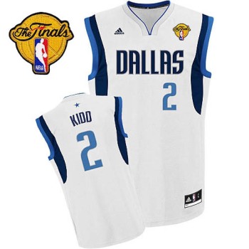 Mavericks 2011 Finals Patch #2 Jason Kidd Revolution 30 White Stitched NBA Jersey Mavericks 2011 Finals Patch #2 Jason Kidd Revolution 30 White Stitched NBA Jersey