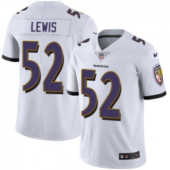 Men's Baltimore Ravens #52 Ray Lewis White Vapor Untouchable Limited NFL Jersey Men's Baltimore Ravens #52 Ray Lewis White Vapor Untouchable Limited NFL Jersey