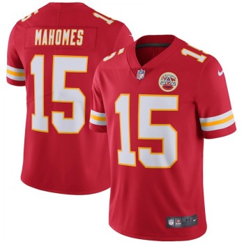 Men's Kansas City Chiefs #15 Patrick Mahomes Red Vapor Untouchable Limited Stitched NFL Jersey Men's Kansas City Chiefs #15 Patrick Mahomes Red Vapor Untouchable Limited Stitched NFL Jersey
