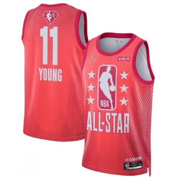 Men's 2022 All-Star #11 Trae Young Maroon Stitched Jersey Men's 2022 All-Star #11 Trae Young Maroon Stitched Jersey