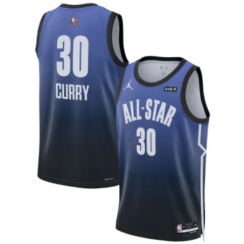 Men's 2023 All-Star #30 Stephen Curry Blue Game Swingman Stitched Basketball Jersey Men's 2023 All-Star #30 Stephen Curry Blue Game Swingman Stitched Basketball Jersey