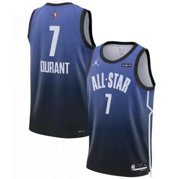 Men's 2023 All-Star #7 Kevin Durant Blue Game Swingman Stitched Basketball Jersey Men's 2023 All-Star #7 Kevin Durant Blue Game Swingman Stitched Basketball Jersey