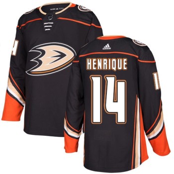 Men's Anaheim Ducks #14 Adam Henrique Black Stitched NHL Jersey