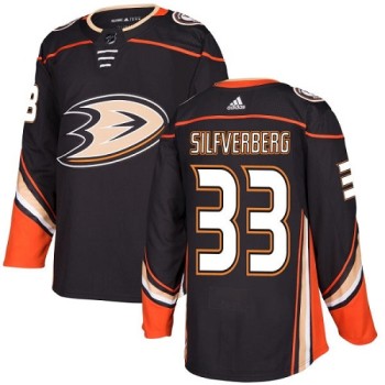 Men's Anaheim Ducks #33 Jakob Silfverberg Black Stitched NHL Jersey
