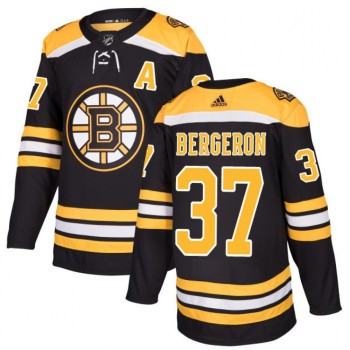 Men's Boston Bruins #37 Patrice Bergeron Black Stitched NHL Jersey Men's Boston Bruins #37 Patrice Bergeron Black Stitched NHL Jersey