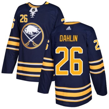 Men's Buffalo Sabres #26 Rasmus Dahlin Navy Stitched NHL Jersey Men's Buffalo Sabres #26 Rasmus Dahlin Navy Stitched NHL Jersey