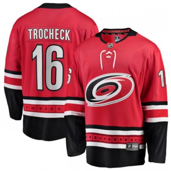 Men's Carolina Hurricanes #16 Vincent Trocheck Red Stitched NHL Jersey Men's Carolina Hurricanes #16 Vincent Trocheck Red Stitched NHL Jersey