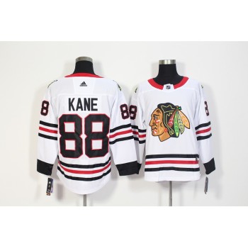 Men's Chicago Blackhawks #88 Patrick Kane White Stitched NHL Jersey Men's Chicago Blackhawks #88 Patrick Kane White Stitched NHL Jersey