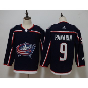 Men's Columbus Blue Jackets #9 Artemi Panarin Navy Stitched NHL Jersey Men's Columbus Blue Jackets #9 Artemi Panarin Navy Stitched NHL Jersey