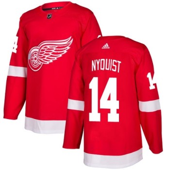Men's Detroit Red Wings #14 Gustav Nyquist Red Stitched NHL Jersey Men's Detroit Red Wings #14 Gustav Nyquist Red Stitched NHL Jersey