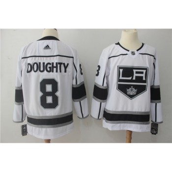 Men's Los Angeles Kings #8 Drew Doughty White Stitched NHL Jersey Men's Los Angeles Kings #8 Drew Doughty White Stitched NHL Jersey