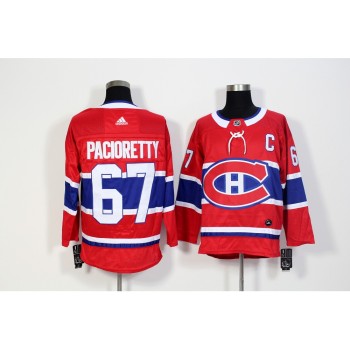 Men's Montreal Canadiens #67 Max Pacioretty Red Stitched NHL Jersey Men's Montreal Canadiens #67 Max Pacioretty Red Stitched NHL Jersey