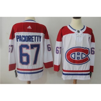 Men's Montreal Canadiens #67 Max Pacioretty White Stitched NHL Jersey Men's Montreal Canadiens #67 Max Pacioretty White Stitched NHL Jersey