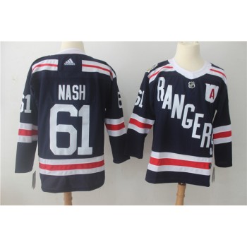 Men's New York Rangers #61 Rick Nash Navy 2018 Winter Classic Authentic Stitched NHL Jersey Men's New York Rangers #61 Rick Nash Navy 2018 Winter Classic Authentic Stitched NHL Jersey