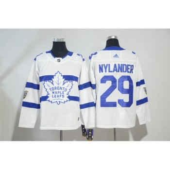 Men's Toronto Maple Leafs #29 William Nylander White 2018 NHL Stadium Series Stitched Jersey Men's Toronto Maple Leafs #29 William Nylander White 2018 NHL Stadium Series Stitched Jersey