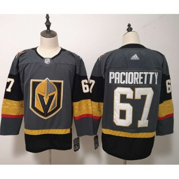 Men's Vegas Golden Knights #67 Max Pacioretty Gray Stitched NHL Jersey Men's Vegas Golden Knights #67 Max Pacioretty Gray Stitched NHL Jersey
