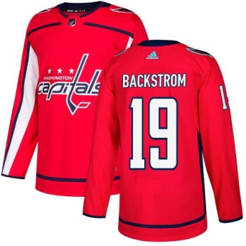 Men's Washington Capitals #19 Nicklas Backstrom Red Stitched NHL Jersey
