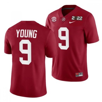 Men's Alabama Crimson Tide #9 Bryce Young 2022 Patch Red College Football Stitched Jersey Men's Alabama Crimson Tide #9 Bryce Young 2022 Patch Red College Football Stitched Jersey
