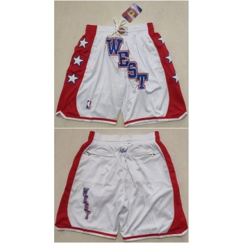Men's All Star White Western Conference Shorts (Run Small) Men's All Star White Western Conference Shorts (Run Small)