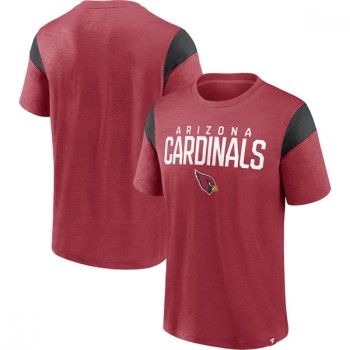 Men's Arizona Cardinals Red/Black Home Stretch Team T-Shirt Men's Arizona Cardinals Red/Black Home Stretch Team T-Shirt