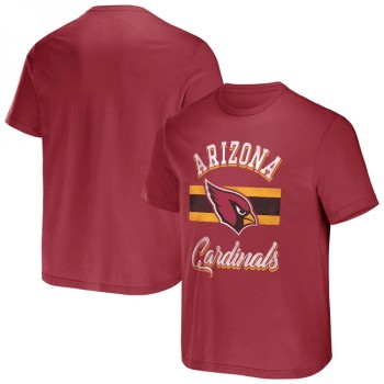 Men's Arizona Cardinals Red x Darius Rucker Collection Stripe T-Shirt Men's Arizona Cardinals Red x Darius Rucker Collection Stripe T-Shirt