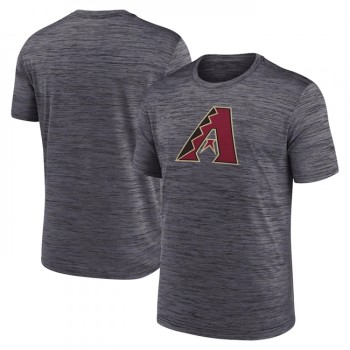 Men's Arizona Diamondbacks Grey Team Logo Velocity Performance T-Shirt Men's Arizona Diamondbacks Grey Team Logo Velocity Performance T-Shirt