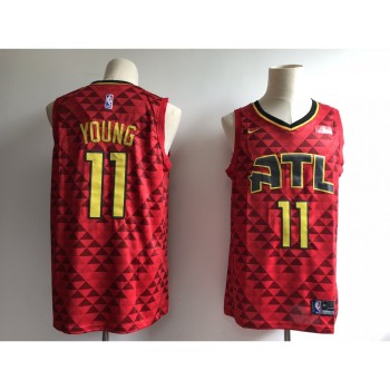 Men's Atlanta Hawks #11 Trae Young Red Swingman Stitched NBA Jersey Men's Atlanta Hawks #11 Trae Young Red Swingman Stitched NBA Jersey
