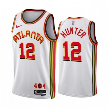 Men's Atlanta Hawks #12 De'Andre Hunter 2022/23 White Association Edition Stitched Jersey Men's Atlanta Hawks #12 De'Andre Hunter 2022/23 White Association Edition Stitched Jersey