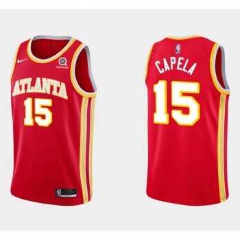 Men's Atlanta Hawks #15 Clint Capela Red Stitched NBA Jersey Men's Atlanta Hawks #15 Clint Capela Red Stitched NBA Jersey
