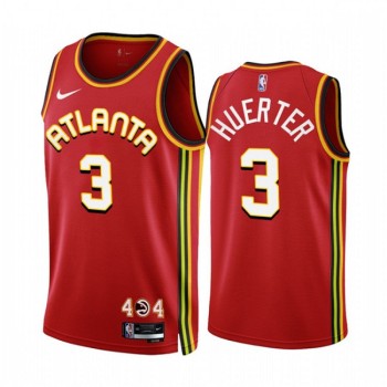 Men's Atlanta Hawks #3 Kevin Huerter 2022/23 Red Icon Edition Stitched Jersey Men's Atlanta Hawks #3 Kevin Huerter 2022/23 Red Icon Edition Stitched Jersey
