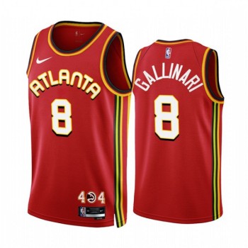 Men's Atlanta Hawks #8 Danilo Gallinari 2022/23 Red Icon Edition Stitched Jersey Men's Atlanta Hawks #8 Danilo Gallinari 2022/23 Red Icon Edition Stitched Jersey