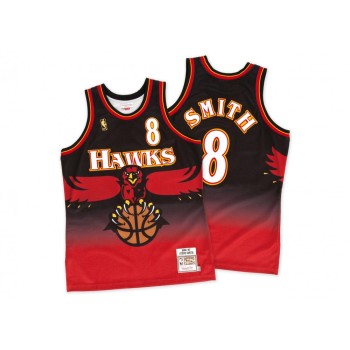 Men's Atlanta Hawks #8 Steve Smith Red 1996-1997 Throwback Stitched Jersey Men's Atlanta Hawks #8 Steve Smith Red 1996-1997 Throwback Stitched Jersey