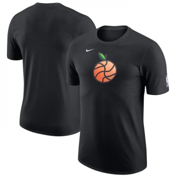 Men's Atlanta Hawks Black 2022/23 City Edition Essential Warmup T-Shirt Men's Atlanta Hawks Black 2022/23 City Edition Essential Warmup T-Shirt