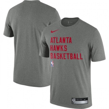 Men's Atlanta Hawks Heather Gray 2023/24 Sideline Legend Performance Practice T-Shirt Men's Atlanta Hawks Heather Gray 2023/24 Sideline Legend Performance Practice T-Shirt