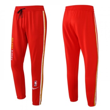Men's Atlanta Hawks Red Performance Showtime Basketball Pants Men's Atlanta Hawks Red Performance Showtime Basketball Pants