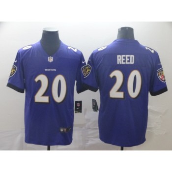 Men's Baltimore Ravens #20 Ed Reed Purple Vapor Untouchable NFL Jersey Men's Baltimore Ravens #20 Ed Reed Purple Vapor Untouchable NFL Jersey