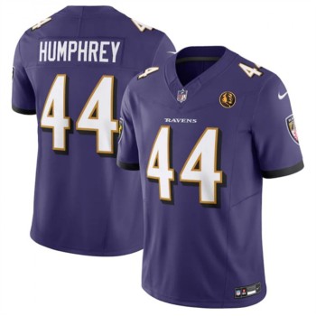 Men's Baltimore Ravens #44 Marlon Humphrey Purple 2023 F.U.S.E. With John Madden Patch Vapor Limited Football Jersey Men's Baltimore Ravens #44 Marlon Humphrey Purple 2023 F.U.S.E. With John Madden Patch Vapor Limited Football Jersey