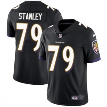 Men's Baltimore Ravens #79 Ronnie Stanley Black Vapor Untouchable Limited Stitched NFL Jersey Men's Baltimore Ravens #79 Ronnie Stanley Black Vapor Untouchable Limited Stitched NFL Jersey