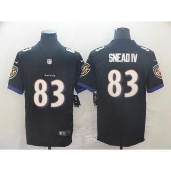 Men's Baltimore Ravens #83 Willie Snead IV Black Vapor Untouchable NFL Jersey Men's Baltimore Ravens #83 Willie Snead IV Black Vapor Untouchable NFL Jersey