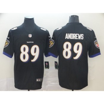 Men's Baltimore Ravens #89 Mark Andrews Black Vapor Untouchable Limited NFL Jersey Men's Baltimore Ravens #89 Mark Andrews Black Vapor Untouchable Limited NFL Jersey