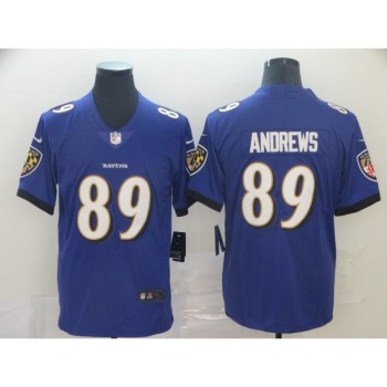 Men's Baltimore Ravens #89 Mark Andrews Blue Vapor Untouchable Limited NFL Jersey Men's Baltimore Ravens #89 Mark Andrews Blue Vapor Untouchable Limited NFL Jersey