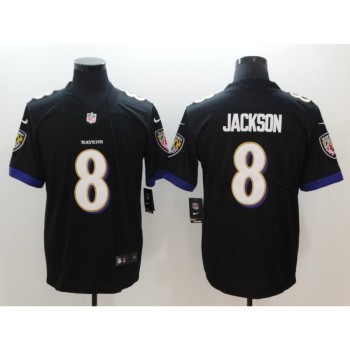 Men's Baltimore Ravens #8 Lamar Jackson Black 2018 NFL Draft Vapor Untouchable Limited Jersey Men's Baltimore Ravens #8 Lamar Jackson Black 2018 NFL Draft Vapor Untouchable Limited Jersey