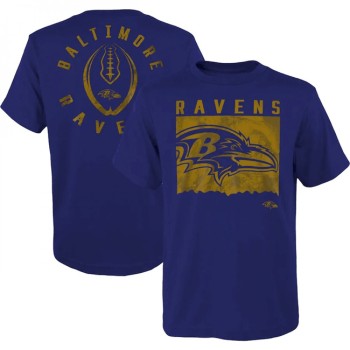 Men's Baltimore Ravens Purple Preschool Liquid Camo Logo T-Shirt Men's Baltimore Ravens Purple Preschool Liquid Camo Logo T-Shirt