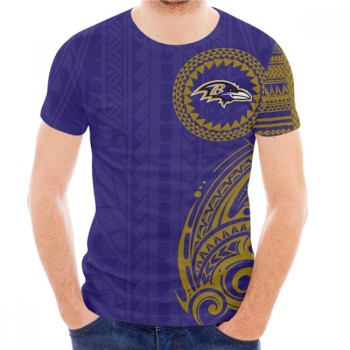 Men's Baltimore Ravens Purple T-Shirt Men's Baltimore Ravens Purple T-Shirt