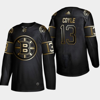 Men's Boston Bruins #13 Charlie Coyle Black Golden Edition Stitched NHL Jersey Men's Boston Bruins #13 Charlie Coyle Black Golden Edition Stitched NHL Jersey