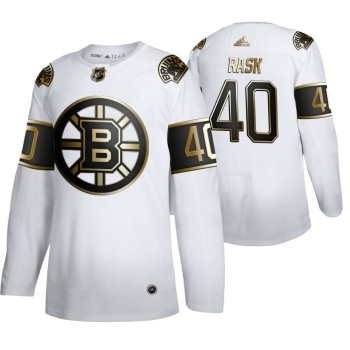 Men's Boston Bruins #40 Tuukka Rask 2020 White Golden Edition Stitched NHL Jersey Men's Boston Bruins #40 Tuukka Rask 2020 White Golden Edition Stitched NHL Jersey