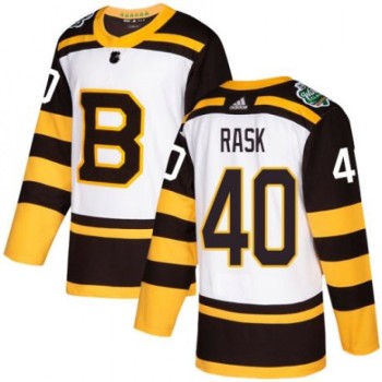 Men's Boston Bruins #40 Tuukka Rask White 2019 Classic Stitched NHL Jersey Men's Boston Bruins #40 Tuukka Rask White 2019 Classic Stitched NHL Jersey