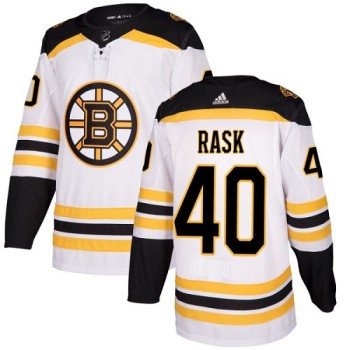 Men's Boston Bruins #40 Tuukka Rask White Stitched NHL Jersey Men's Boston Bruins #40 Tuukka Rask White Stitched NHL Jersey