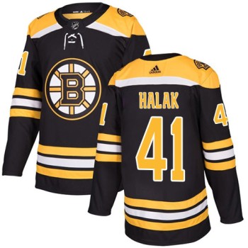 Men's Boston Bruins #41 Jaroslav Halak Black Stitched NHL Jersey Men's Boston Bruins #41 Jaroslav Halak Black Stitched NHL Jersey